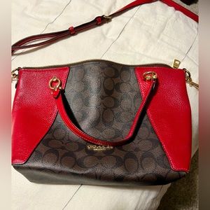 Coach cross body satchel